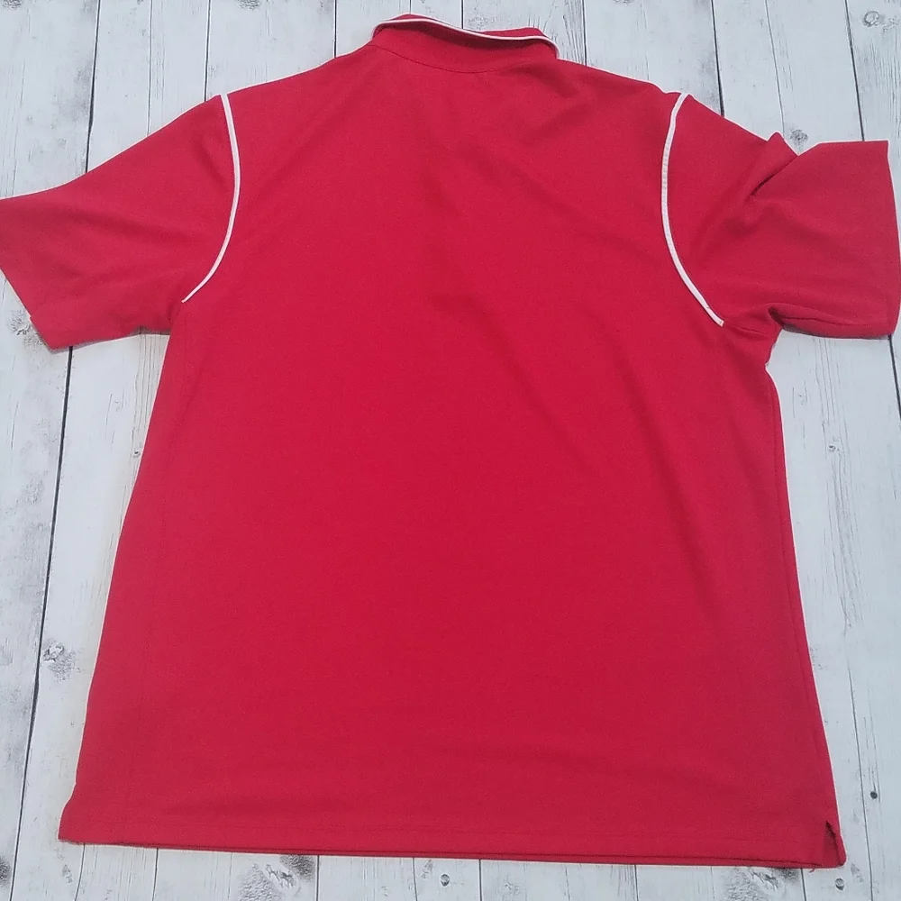 Nike Dri Fit Large Mens Red Short sleeve shirt